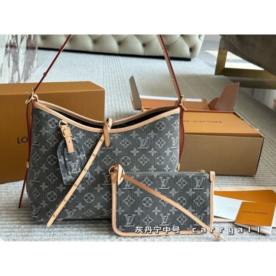 Louis Vuitton Carryall MM (Monogram Denim)